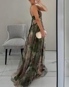 ANDREA -™ Encantador vestido largo con estampado floral