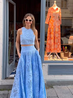 Conjunto de Dos Brisas Susurrantes Azules