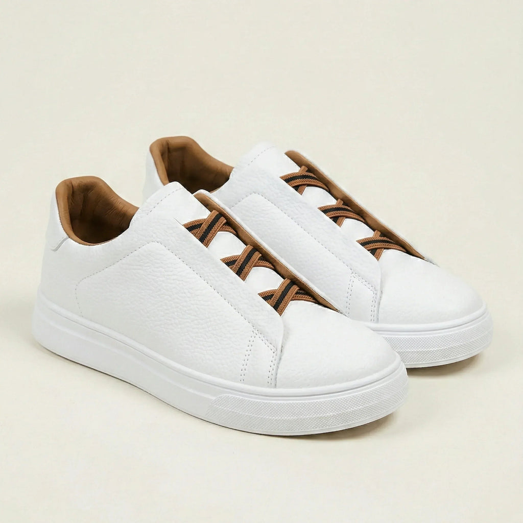 Benford Leather Trainers