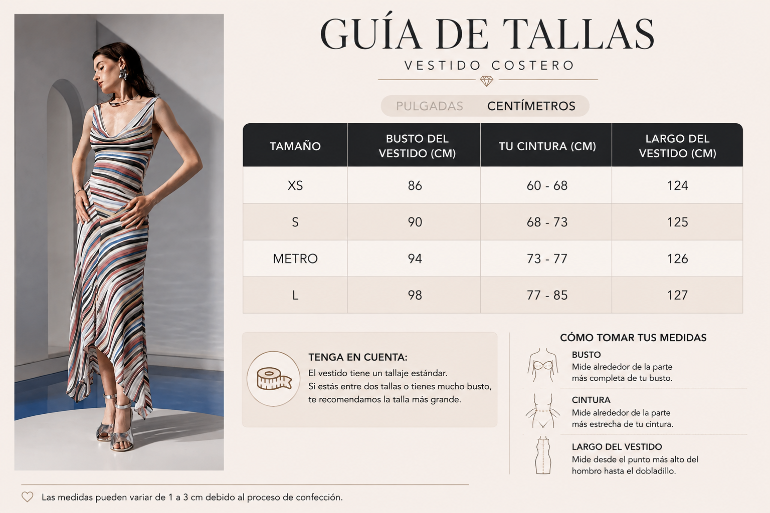 Guía de tallas