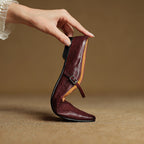Mules de piel auténtica Orella