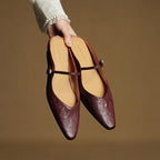 Mules de piel auténtica Orella