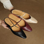 Mules de piel auténtica Orella