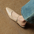 Mules de piel auténtica Orella