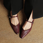 Mules de piel auténtica Orella